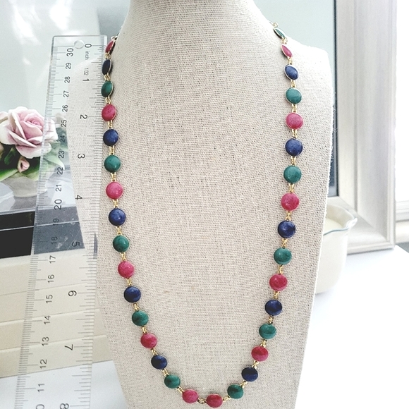 Multi color necklace - Picture 4 of 4